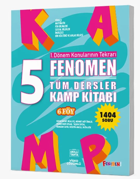 Fenomen Okul Yayınları 5. Sınıf Tüm Dersler Kamp Kitabı-1