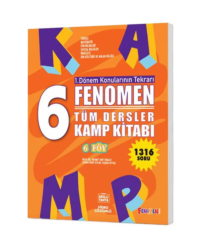 Fenomen Okul Yayınları 6. Sınıf Tüm Dersler Fenomen Kamp Kitabı-1