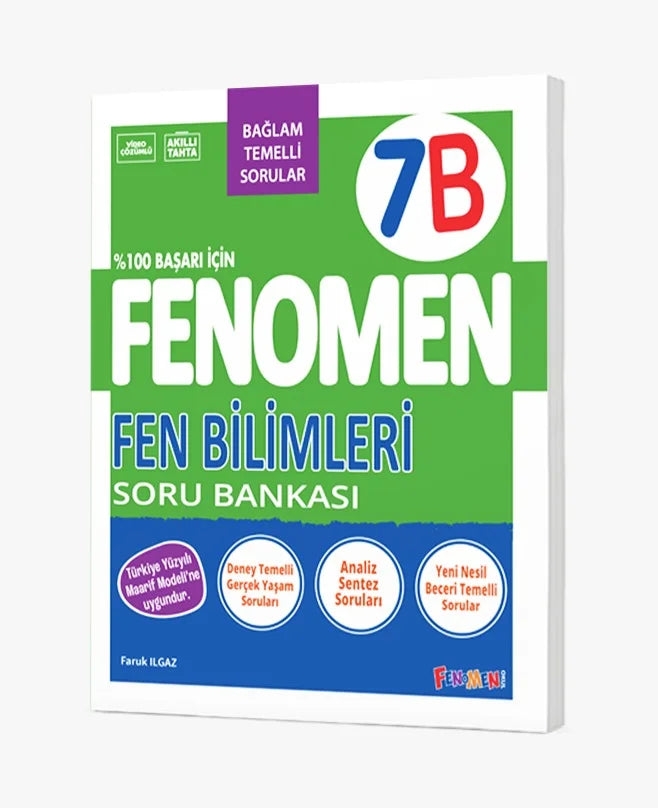 Fenomen Okul Yayınları 7. Sınıf Fen Bilimleri B Fenomen Soru Bankası-1