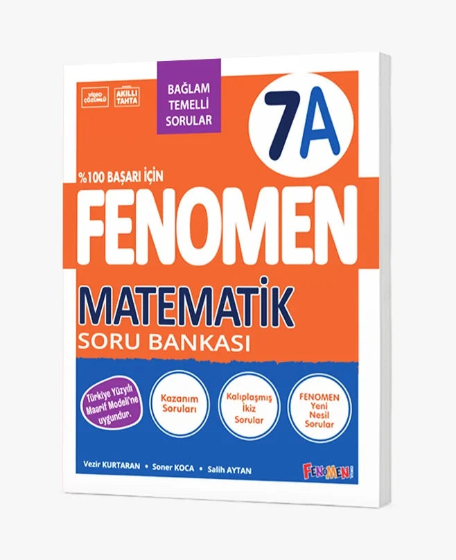 Fenomen Okul Yayınları 7. Sınıf Fenomen Matematik A Soru Bankası