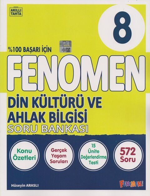 Fenomen Okul Yayınları 8. Sınıf Din Kültürü ve Ahlak Bilgisi Soru Bankası-1