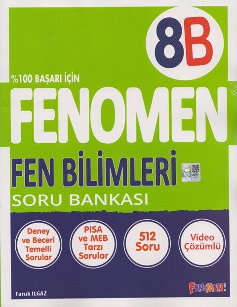 Fenomen Okul Yayınları 8. Sınıf Fenomen Fen Bilimleri B Soru Bankası-1