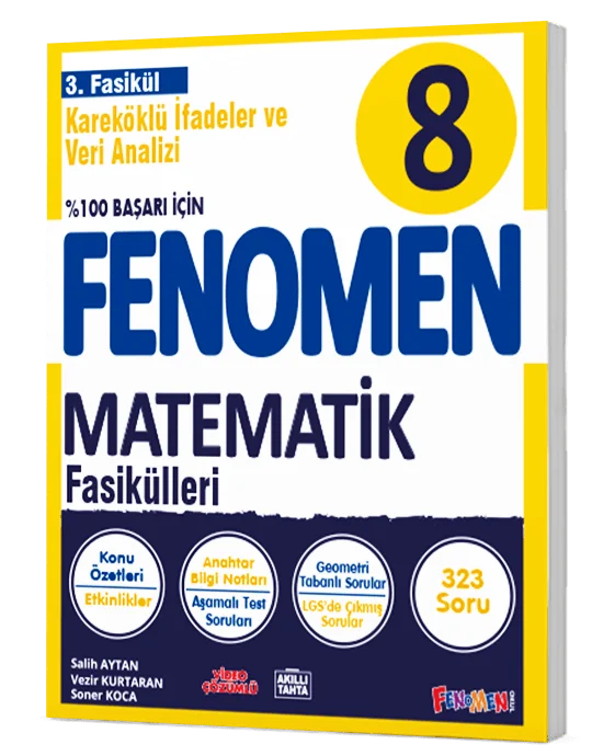 Fenomen Okul Yayınları 8. Sınıf Fenomen Matematik 3 Fasikül-1