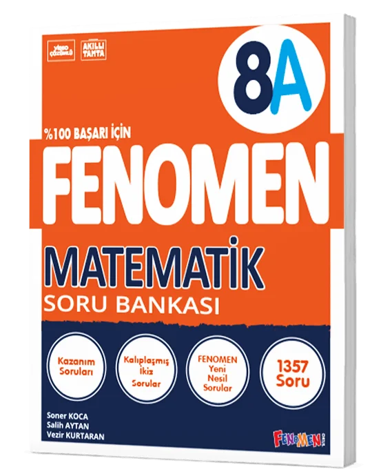 Fenomen Okul Yayınları 8. Sınıf Fenomen Matematik A Soru Bankası