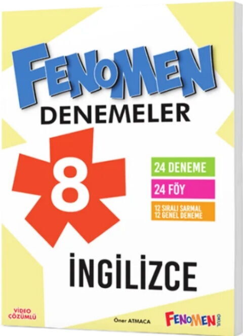 Fenomen Okul Yayınları 8. Sınıf İngilizce Branş Denemeleri-1