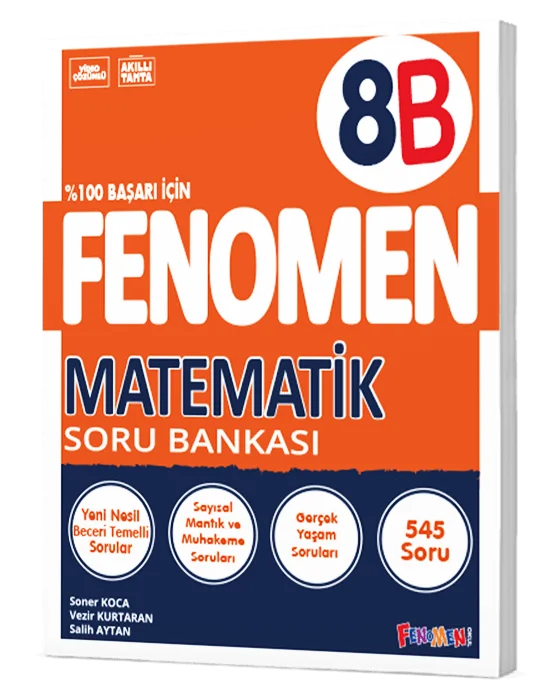 Fenomen Okul Yayınları 8. Sınıf LGS Fenomen Matematik B Soru Bankası-1