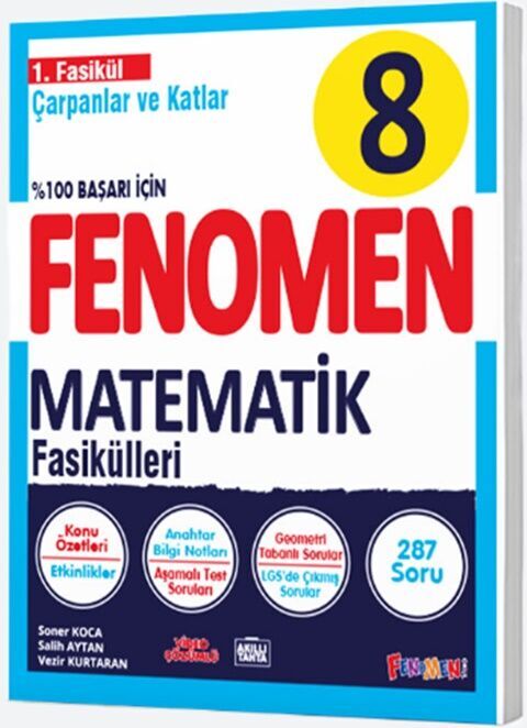Fenomen Okul Yayınları 8. Sınıf Matematik Fenomen Fasikül 1 Çarpanlara Ayırma-1