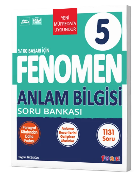 Fenomen Yayınları 5. Sınıf Anlam Bilgisi Soru Bankası
