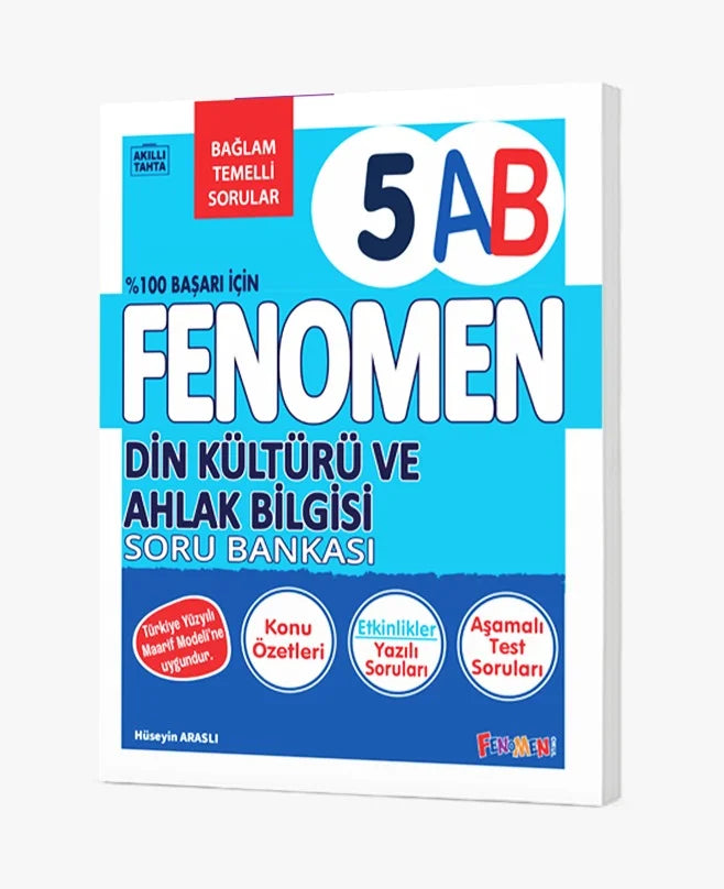 Fenomen Yayınları 5.Sınıf Din Kültürü Ve Ahlak Bilgisi A-B Soru Bankası-1
