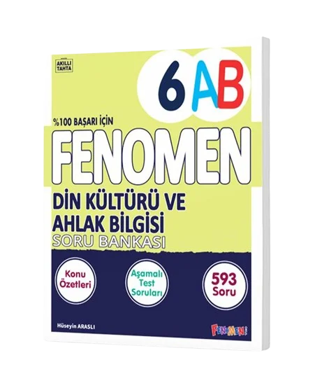 Fenomen Yayınları 6. Sınıf Din Kültürü ve Ahlak Bilgisi A-B Soru Bankası