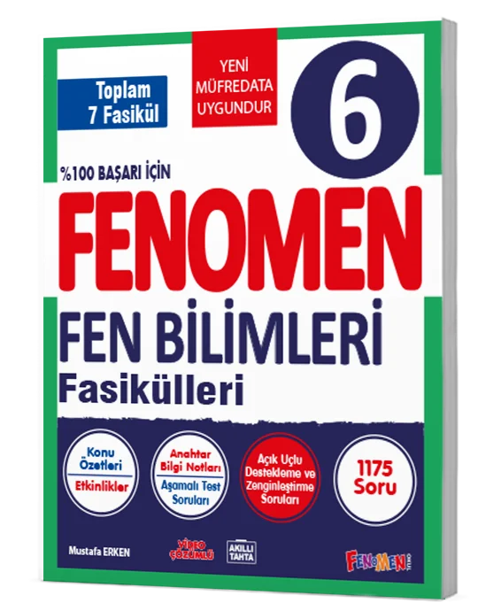 Fenomen Yayınları 6. Sınıf Fen Bilimleri Fasikülleri