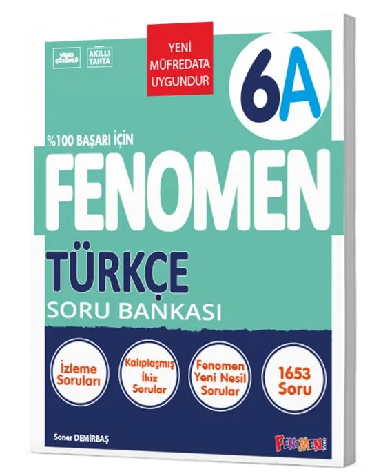 Fenomen Yayınları 6. Sınıf Türkçe A Soru Bankası
