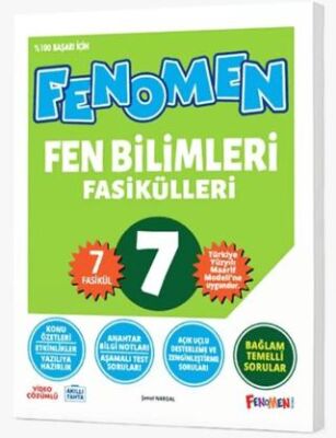 Fenomen Yayınları 7 Sınıf Fen Fasikülleri Konu Özetli Soru Bankası