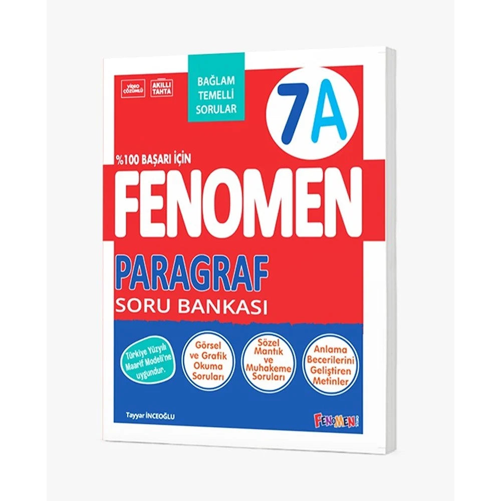 Fenomen Yayınları 7. Sınıf Paragraf A Soru Bankası