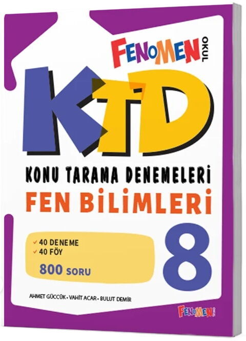 Fenomen Yayınları 8. Sınıf Fen Bilimleri Konu Tarama Denemeleri-1