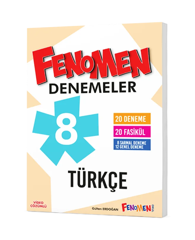 Fenomen Yayınları 8. Sınıf Türkçe Fenomen 20`li Deneme