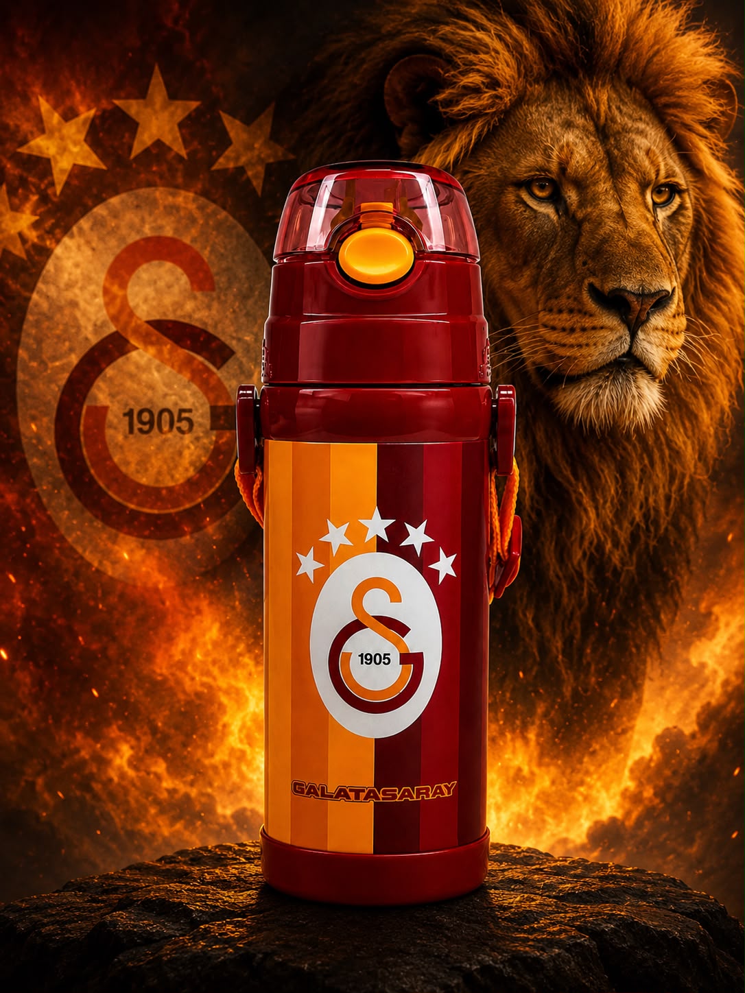 Galatasaray Aslan Çelik Matara 26953