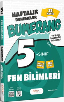 Günay Yayınları 5. Sınıf Fen Bilimleri Bumerang 32 Haftalık Denemeleri-1
