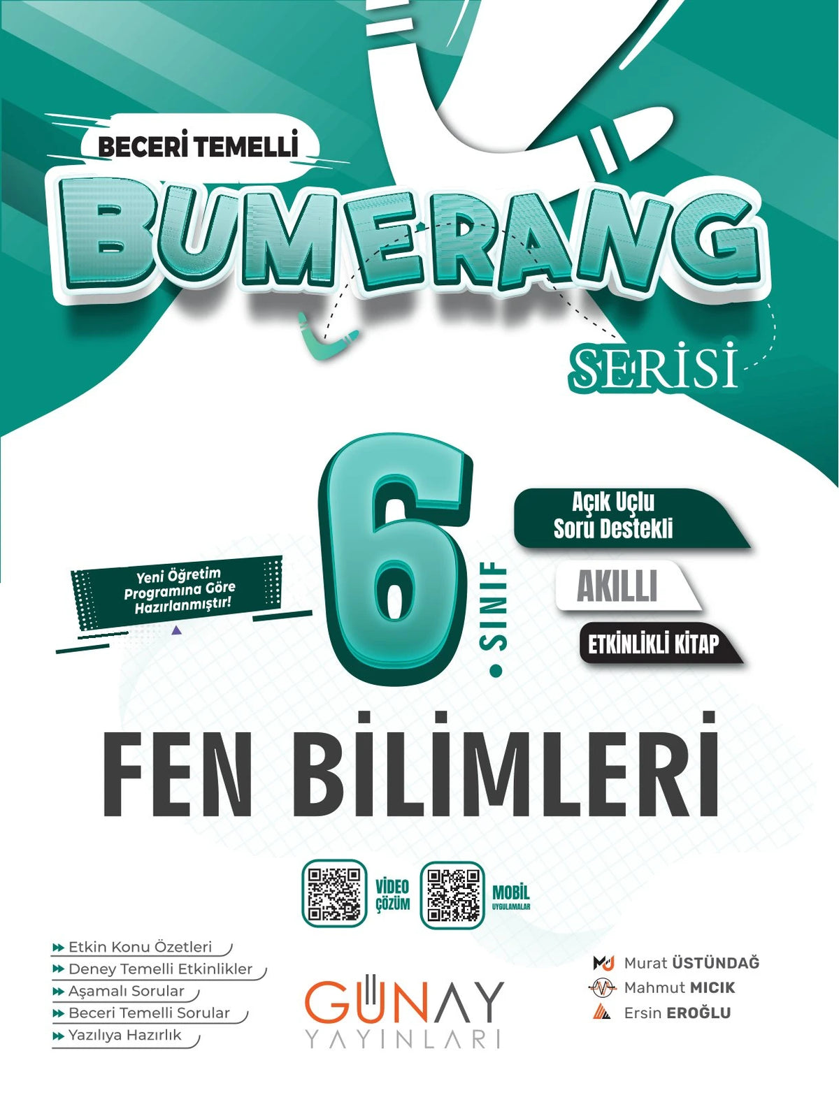 Günay Yayınları 6. Sınıf Fen Bilimleri Etkinlikli Bumerang Serisi-1