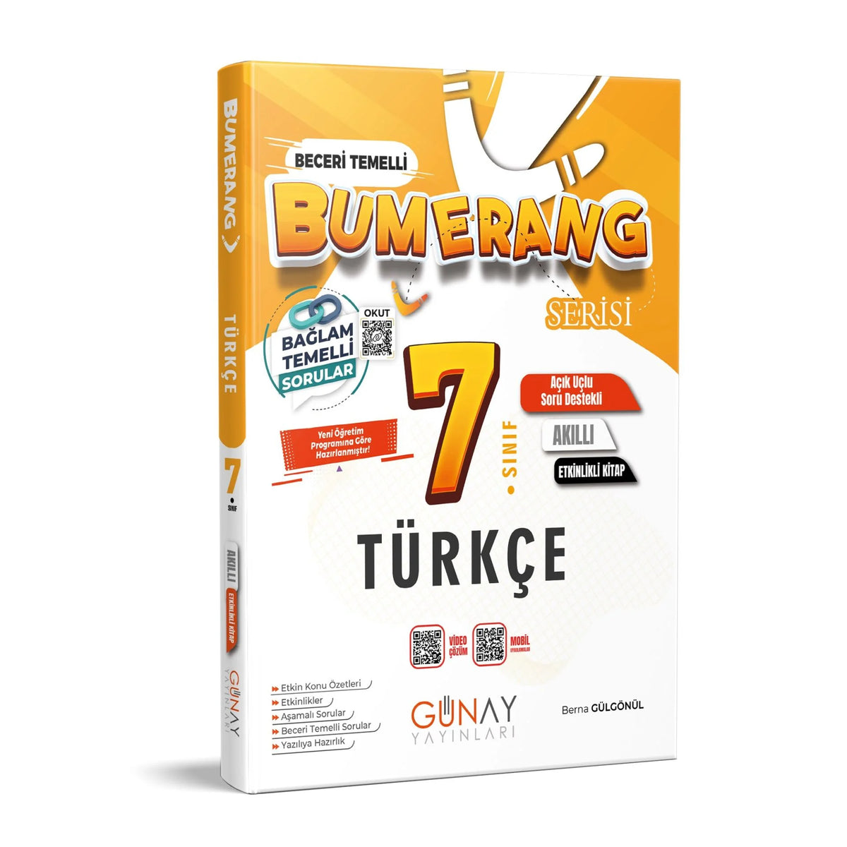 Günay Yayınları 7. Sınıf Bumerang Etkinlikli Türkçe-1