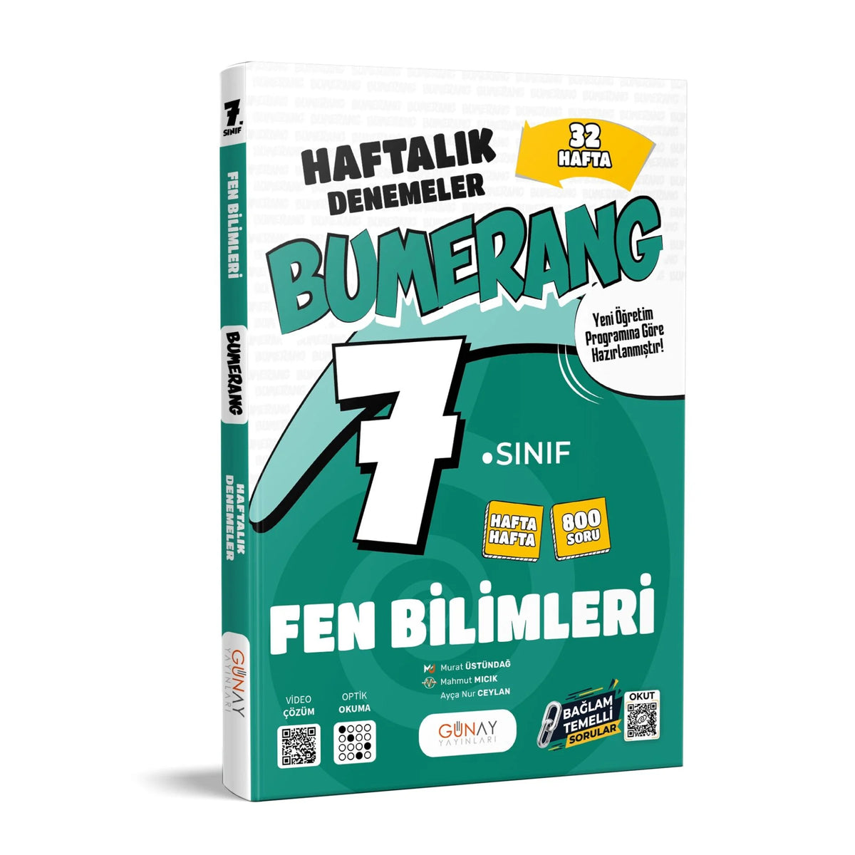 Günay Yayınları 7. Sınıf Bumerang Haftalık Denemeler Fen Bilimleri-1