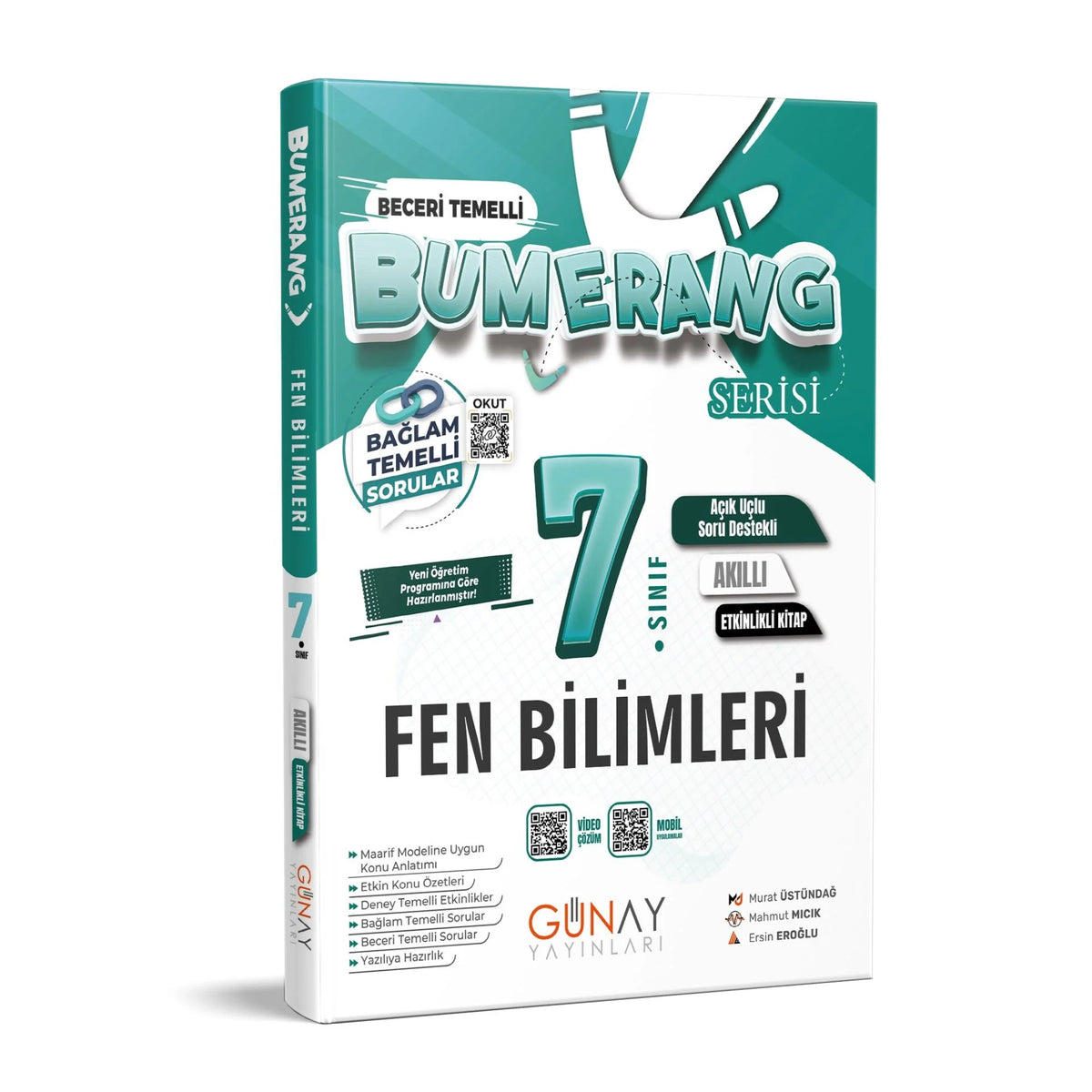 Günay Yayınları 7. Sınıf Bumerang Serisi Fen Bilimleri Akıllı Etkinlikli Kitap-1
