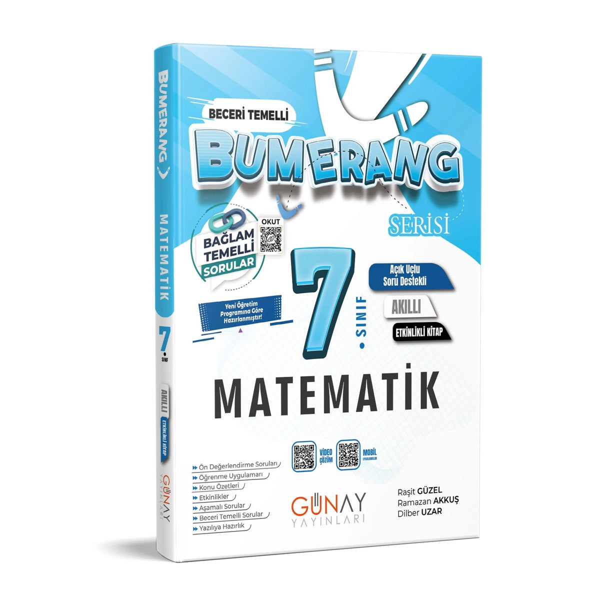 Günay Yayınları 7. Sınıf Bumerang Serisi Matematik Akıllı Etkinlikli Kitap-1