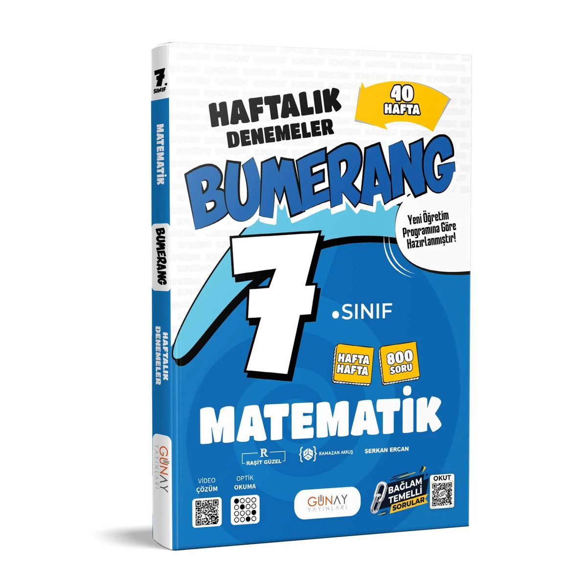 Günay Yayınları 7. Sınıf Matematik Bumerang 32 Haftalık Denemeleri-1