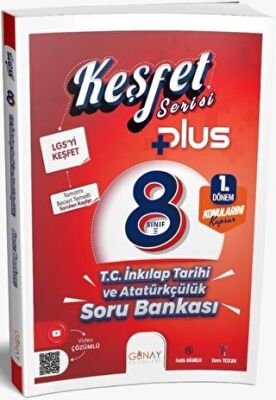 Günay Yayınları 8. Sınıf Keşfet Plus Serisi T.C. İnkılap Tarihi ve Atatürkçülük 1. Dönem Soru Bankası-1