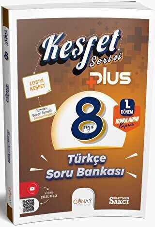 Günay Yayınları 8. Sınıf Keşfet Plus Serisi Türkçe 1. Dönem Soru Bankası-1