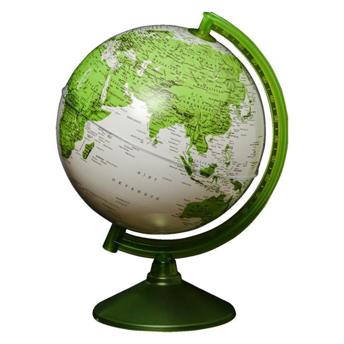 Gürbüz Küre Globe Yeşil Işıklı 26 Cm