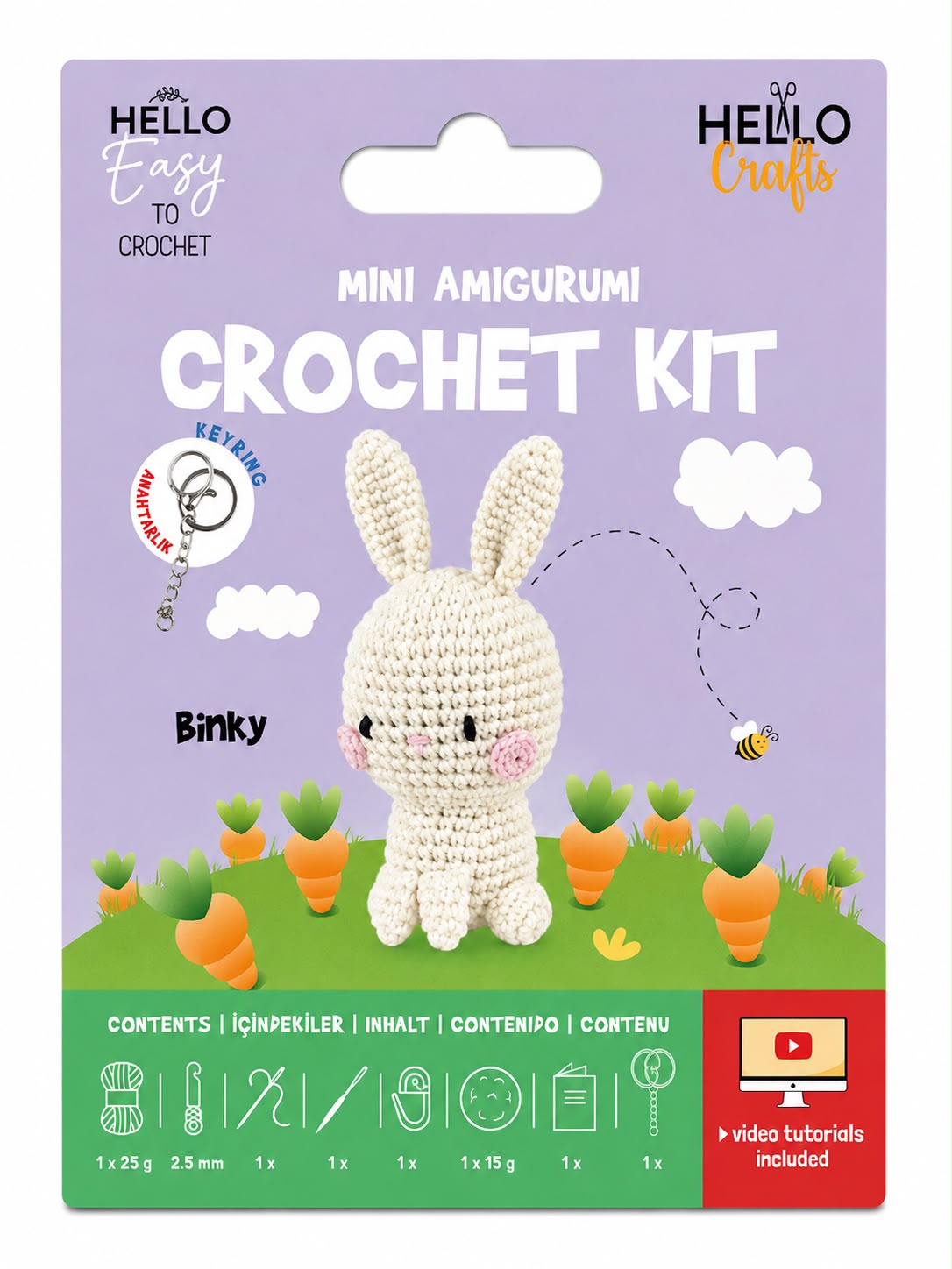 H.CRAFTS TIĞ İŞİ MİNİ AMİGURUMİ KİTİ-BINKY-1