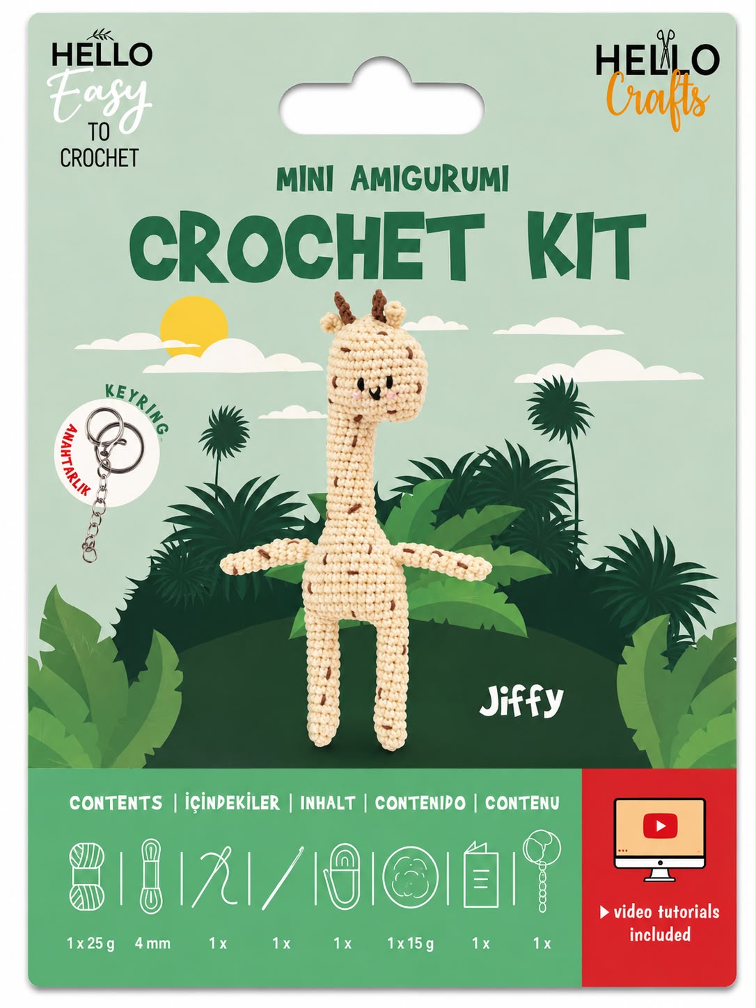 H.CRAFTS TIĞ İŞİ MİNİ AMİGURUMİ KİTİ-JIFFY-1