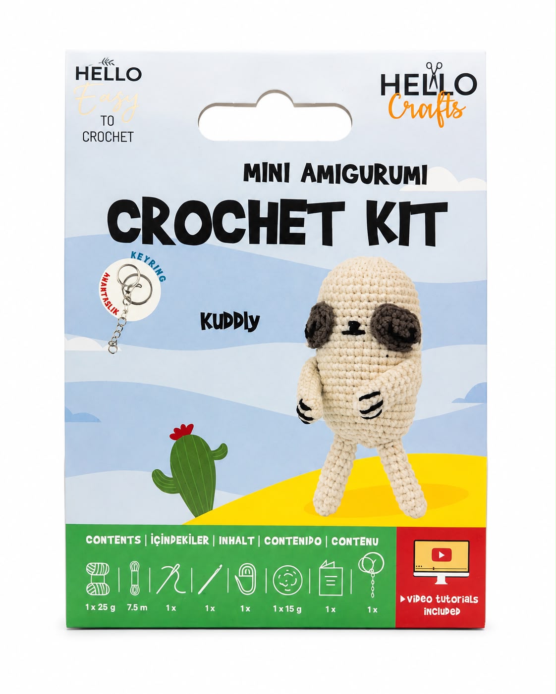 H.CRAFTS TIĞ İŞİ MİNİ AMİGURUMİ KİTİ-KUDDLY-1