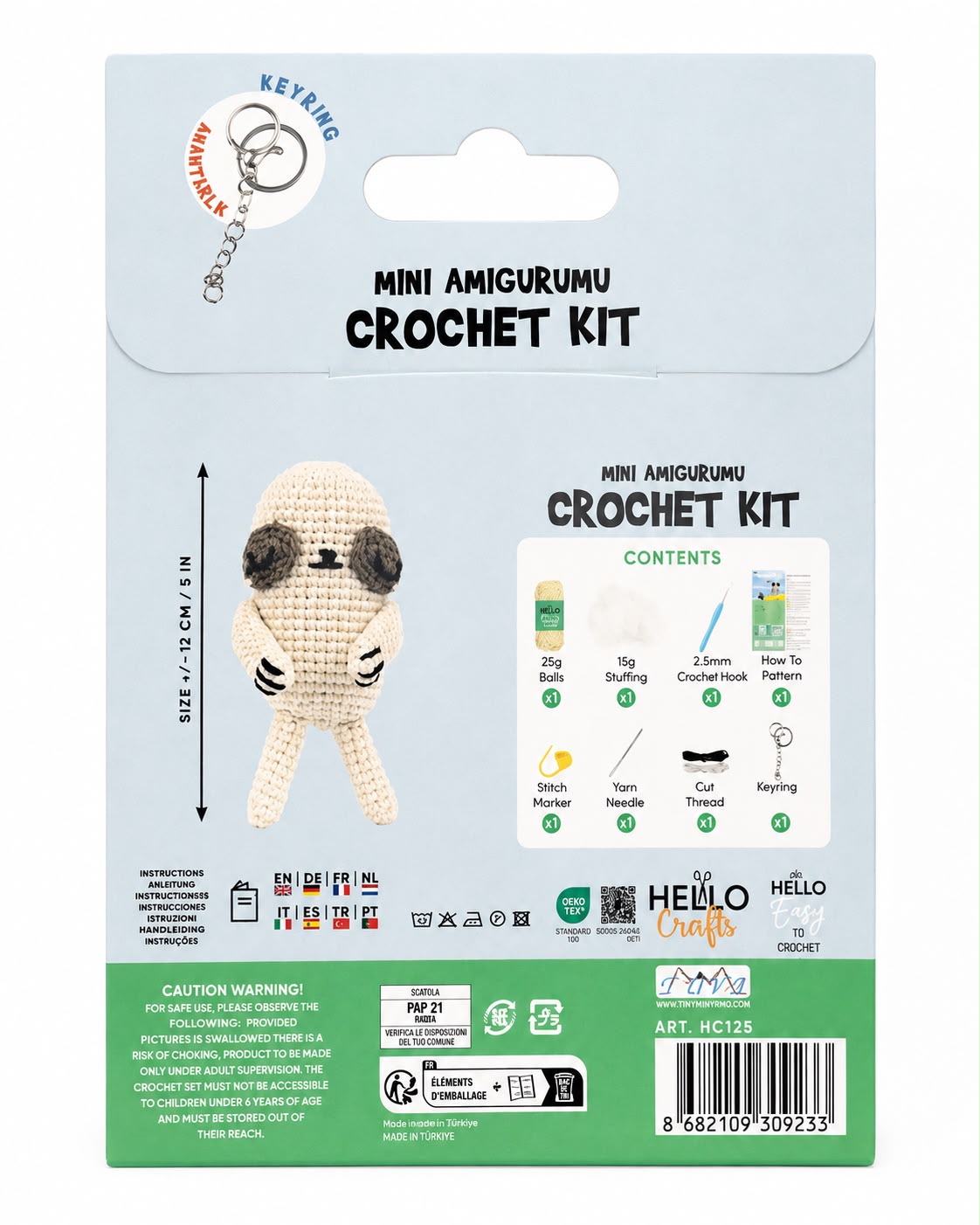 H.CRAFTS TIĞ İŞİ MİNİ AMİGURUMİ KİTİ-KUDDLY-2