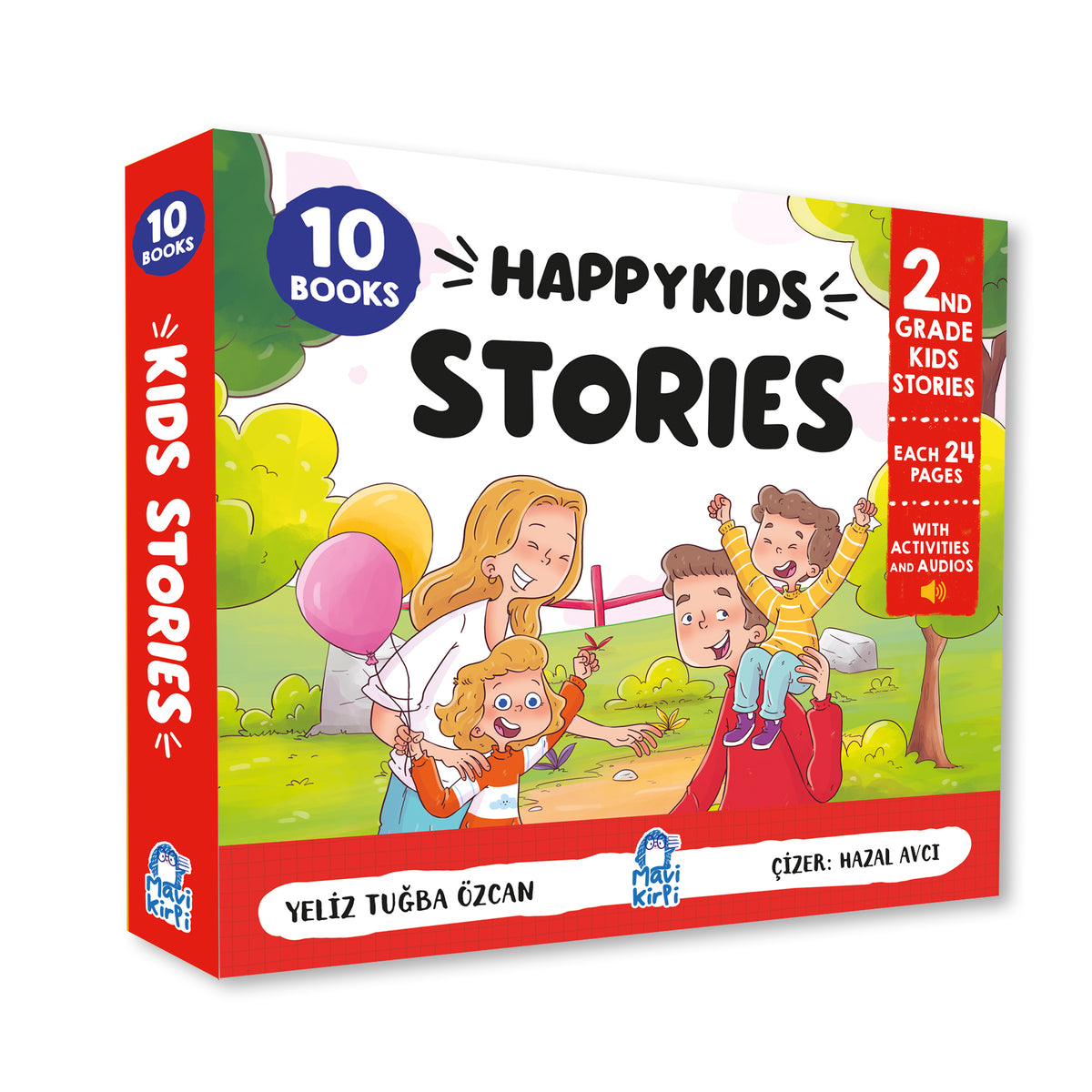 Happy Kids Stories 2 - 10 Kitap (2. Sınıf İngilizce Hikaye Seti)-1