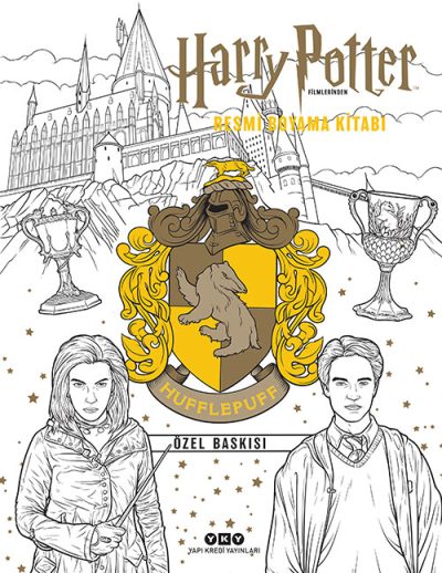 Harry Potter Filmlerinden Resmi Boyama Kitabı Hufflepuff Özel Baskısı Yapı Kredi Yayınları-1