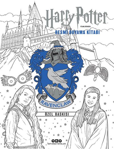 Harry Potter Filmlerinden Resmi Boyama Kitabı Ravenclaw Özel Baskısı Yapı Kredi Yayınları