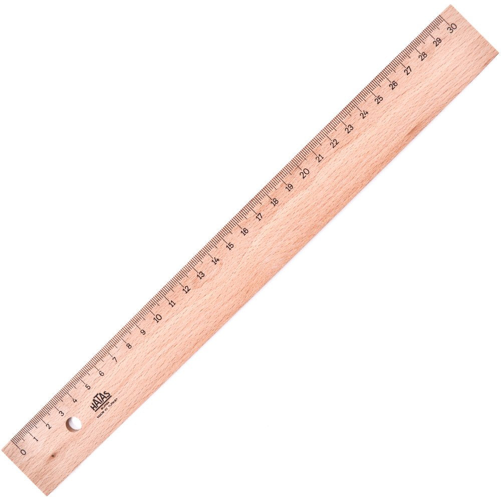 Hatas Tahta Cetvel  30 Cm