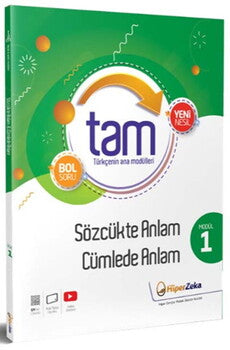 Hiper Zeka 8. Sınıf TAM Türkçe nin Ana Modülleri-1 Sözcükte Anlam ve Cümlede Anlam-1