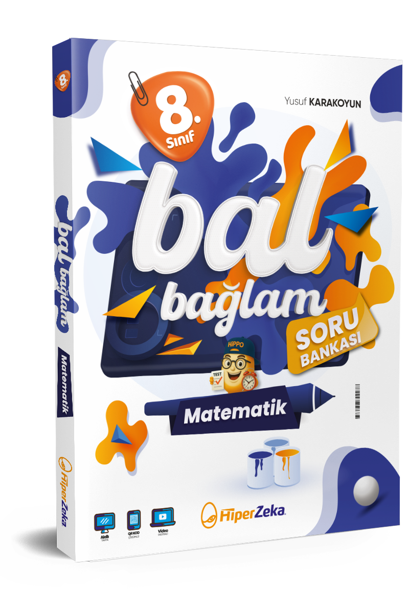 Hiper Zeka Yayınları 8. Sınıf Bal Bağlam Matematik Soru Bankası-1