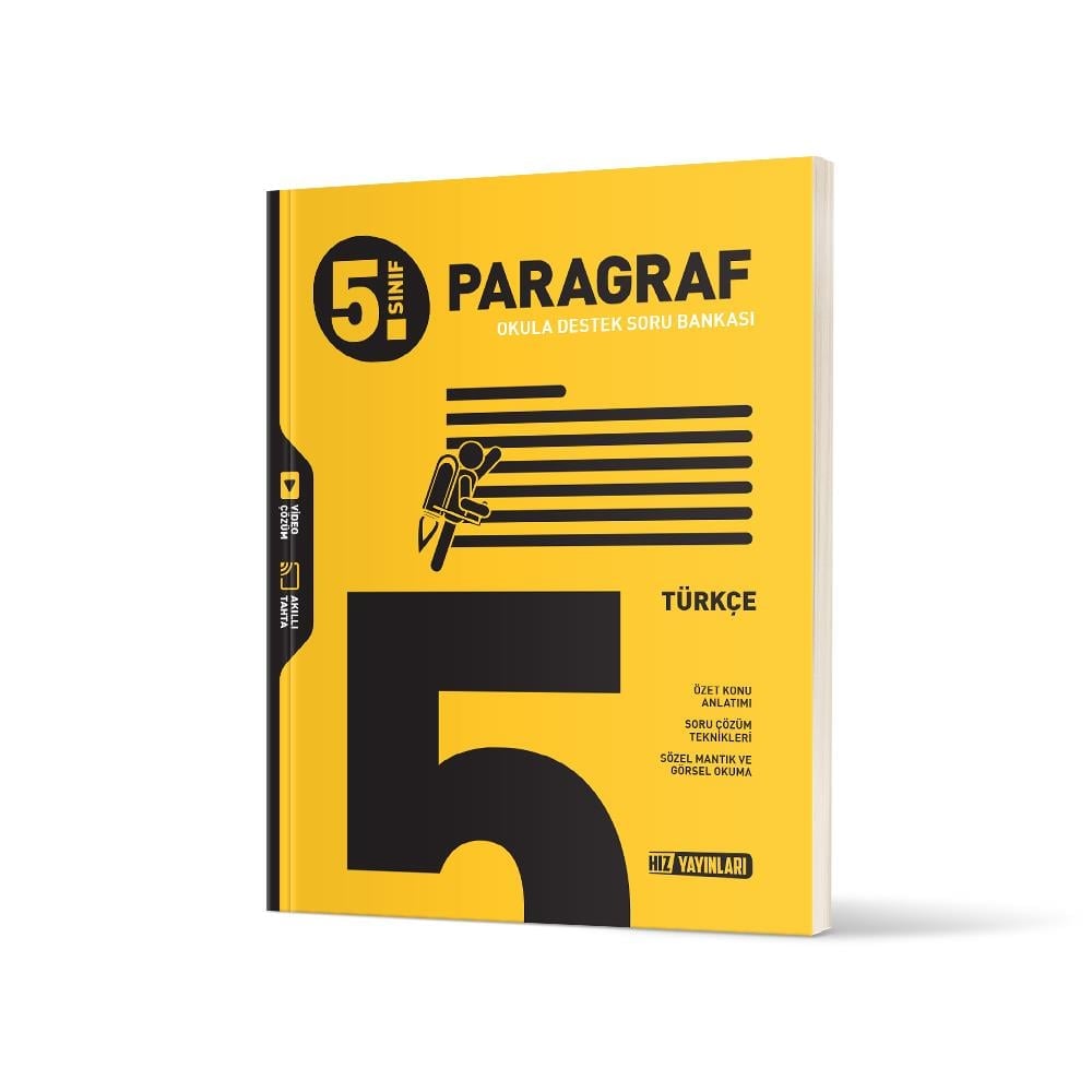 Hız Yayınları 5. Sınıf Türkçe Paragraf Soru Bankası-1