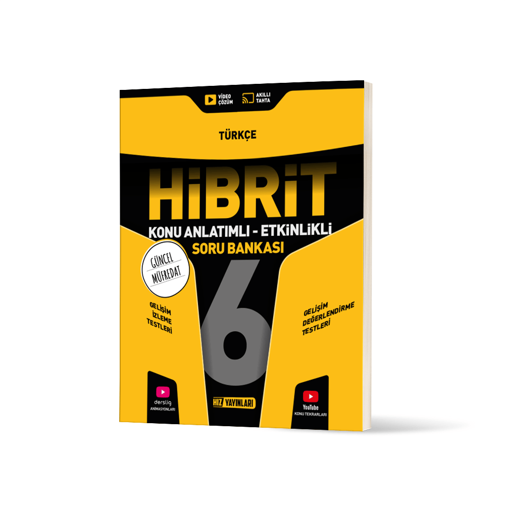 Hız Yayınları 6. Sınıf Hibrit Türkçe Soru Bankası-1