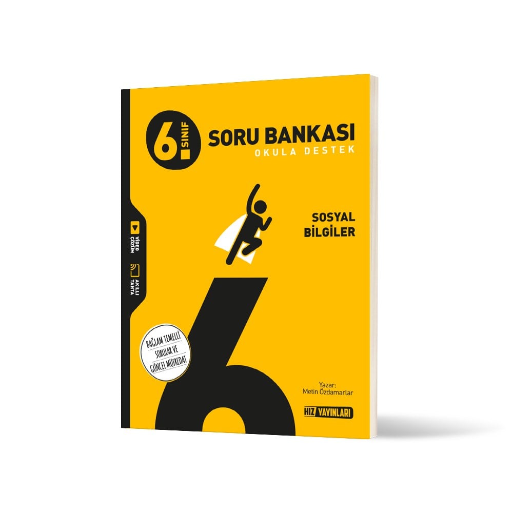 Hız Yayınları 6. Sınıf Sosyal Bilgiler Soru Bankası