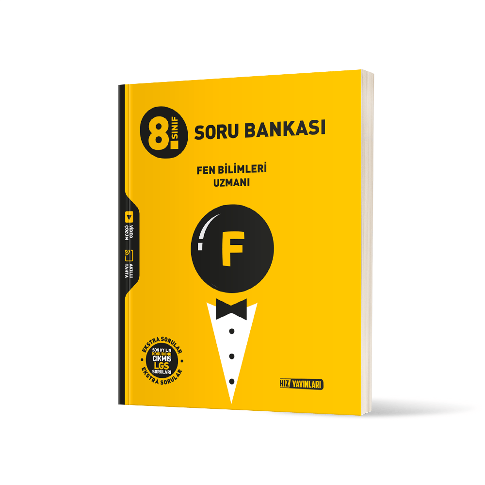 Hız Yayınları 8. Sınıf Fen Bilimleri Uzmanı Soru Bankası-1