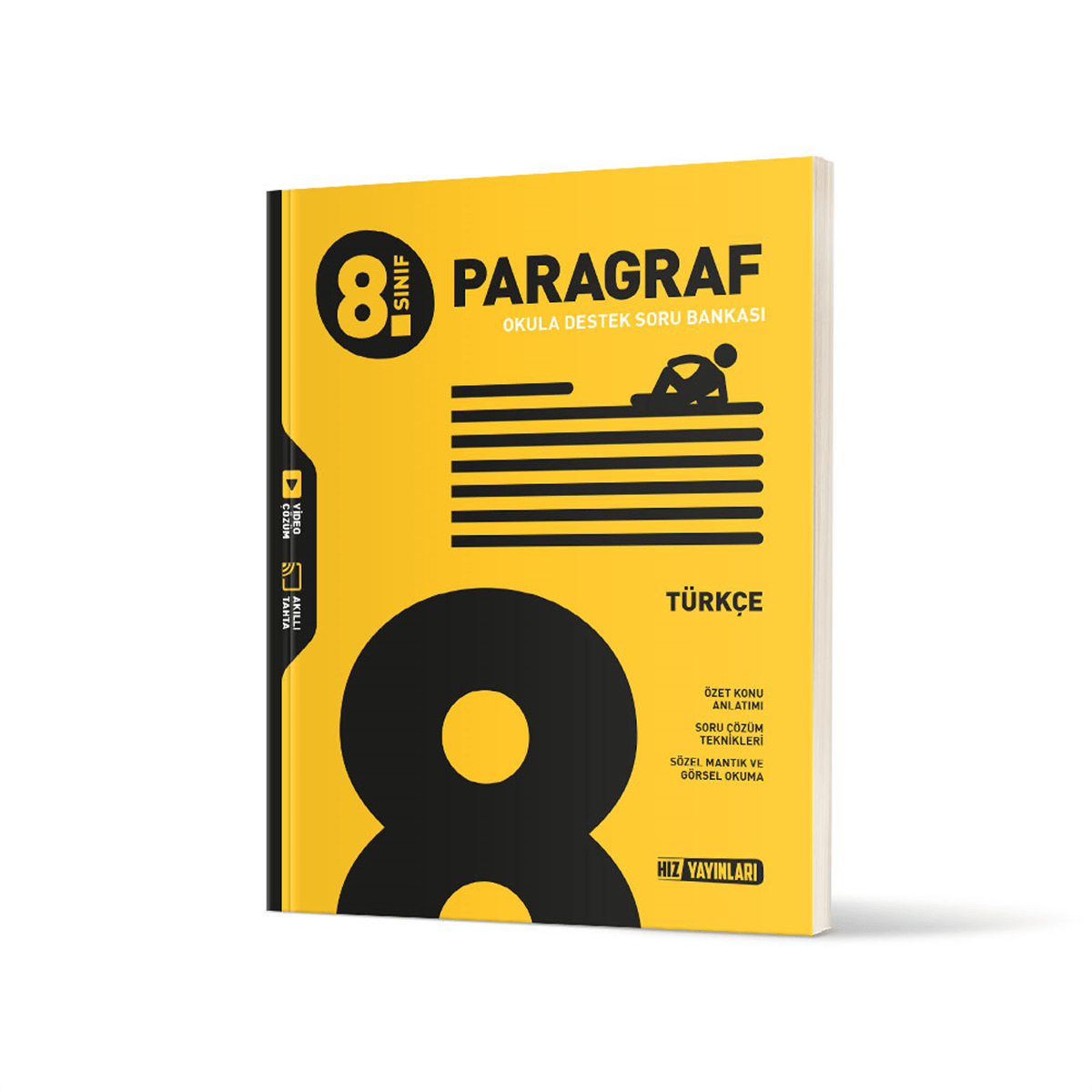 Hız Yayınları 8. Sınıf Türkçe Paragraf Soru Bankası-1