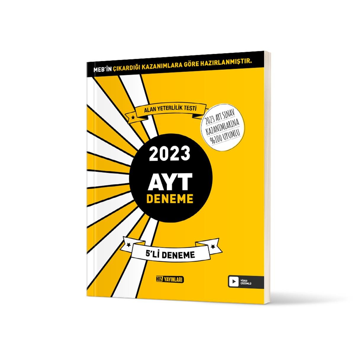 Hız Yayınları AYT 5 Deneme Video Çözümlü Komisyon-1