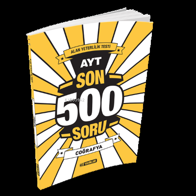 Hız Yayınları Ayt Coğrafya Son 500 Soru-1