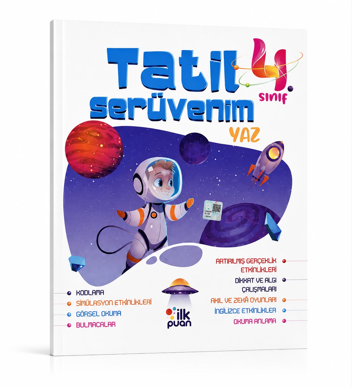 İlk Puan Yayınları 4. Sınıf Tatil Serüvenim Yaz Tatil Kitabı