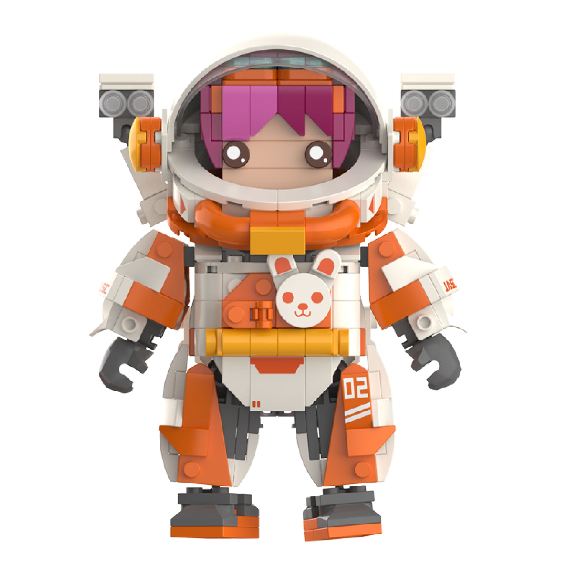 Jaki Astronaot Team X-pet Astronot ve Evcil Hayvanı Yapı Blok Seti JK9108 Uzay Serisi-1